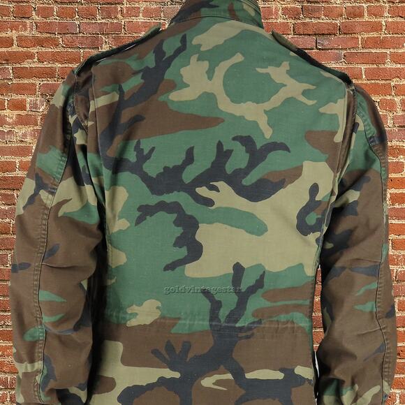 80s Camo Military Jacket S: Urban-Ready, Tactical Trend - Picture 7 of 7